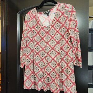 Roz & Ali Womens 3/4 Sleeve Top